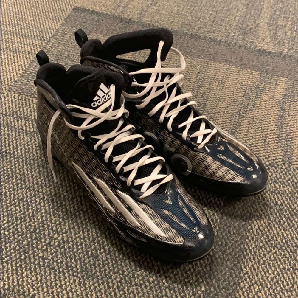 Sz.14 adidas adizero football cleats
